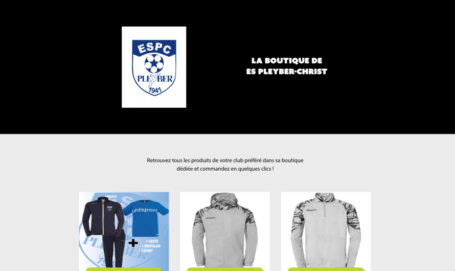 L’ESPC lance sa BOUTIQUE EN LIGNE !