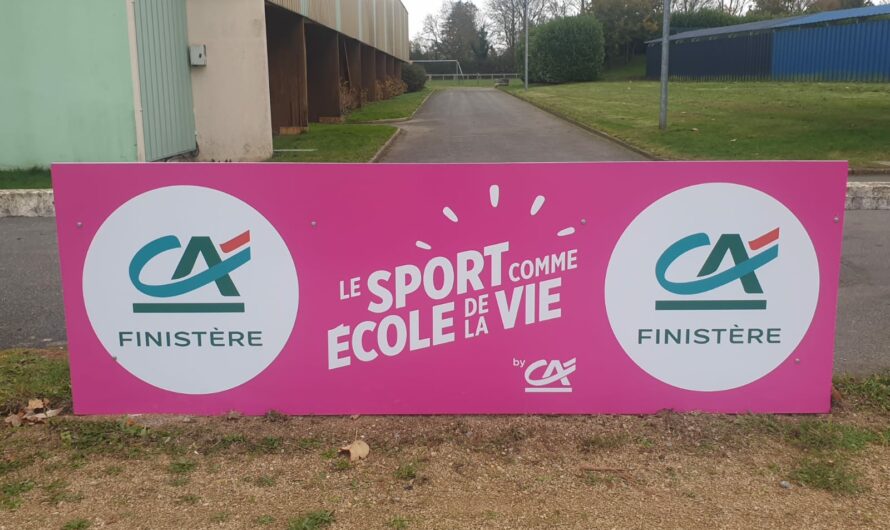 Nouveau Panneau Crédit Agricole au stade Jean-Coulon