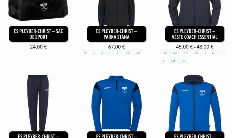 La Boutique de l’ESPC Saison 2024-2025 est ouverte !