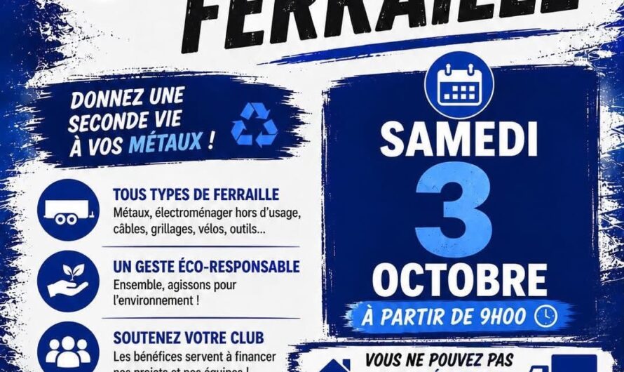 Opération Recup Ferraille – Samedi 3 Octobre